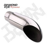 DIAMOND EYE Stainless weld/clamp on turn down 4 x 5 x 18 long - DE-4418TD